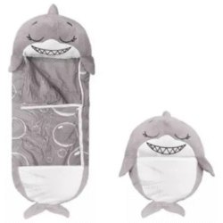 🦈 "Saco de Dormir Tiburón 2en1 Sueños de Pequeño Explorador"